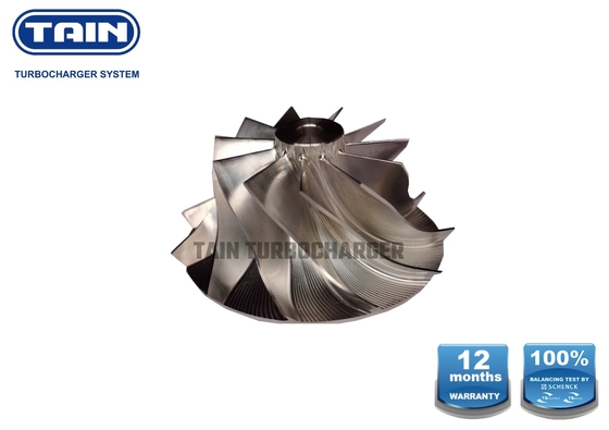 le compresseur de billette de 11blades Upgarde roule TD025 44/48.2mm 31.95mm pour l'Opel Corsa Astra1.7