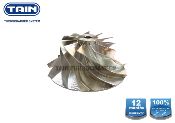 Hausse 38.8mm de roue de compresseur de Turbo de billette de TD04 HX27 pour la CDC//KOMATSU/TML